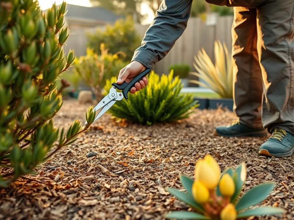 Garden bed pruning perth 00001
