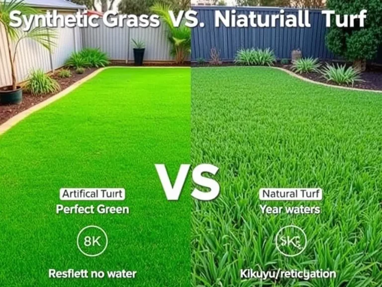 Synthetic Grass vs Natural Turf Cost Perth: 2026 Comparison Guide